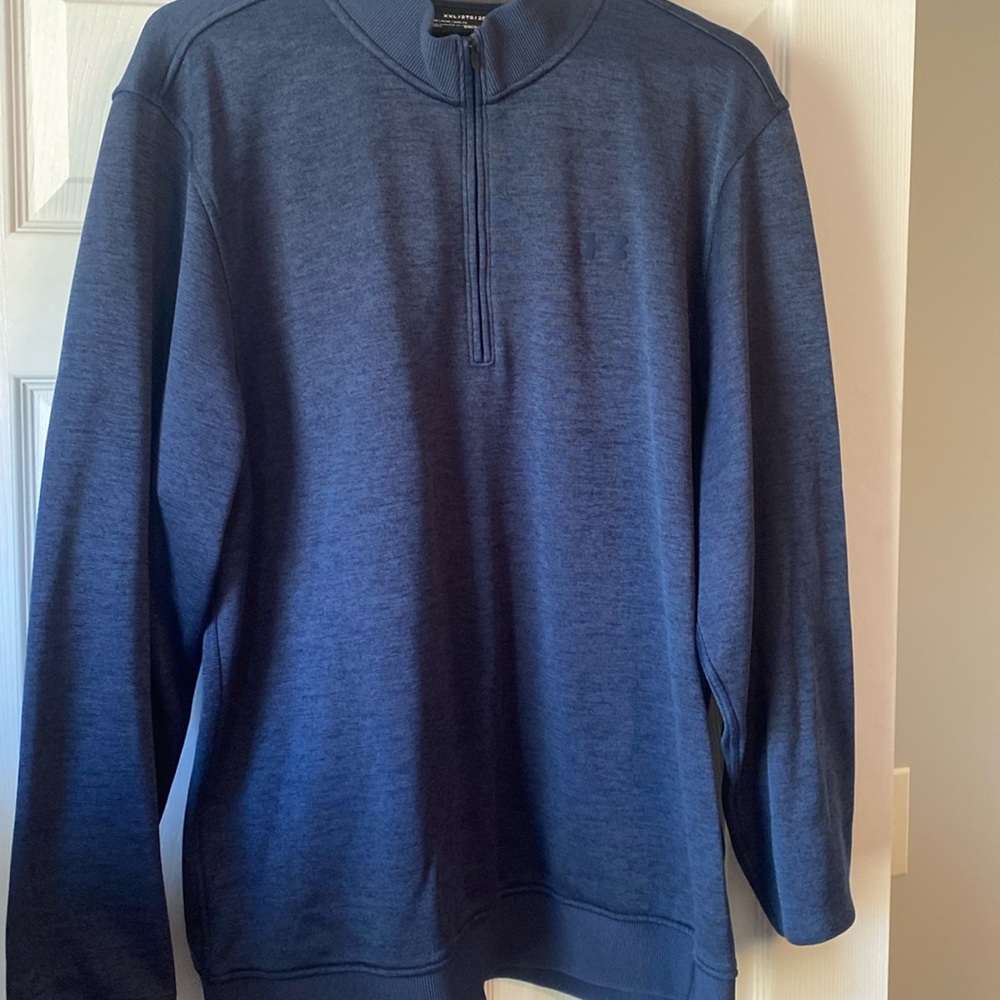 Under Armor XXL cold gear 1/4 zip navy
